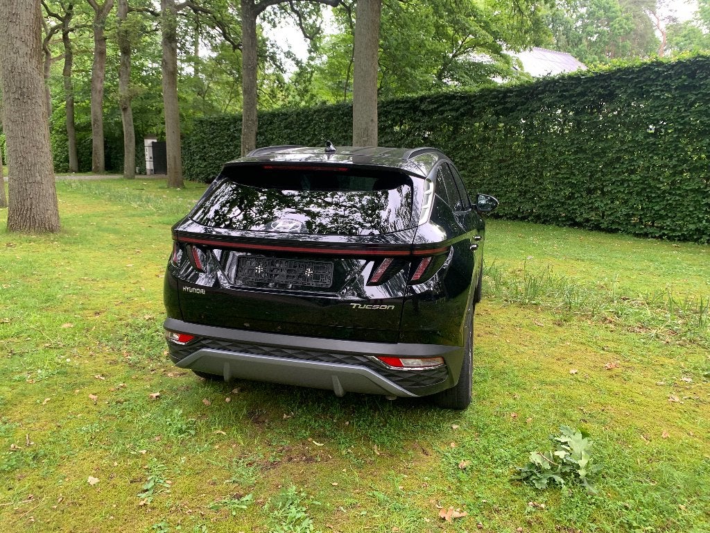 Hyundai TUCSON HYBRIDE BENZINE ELEXTRISCHE, 4 deurs, Zwart, Leder, Handgeschakeld