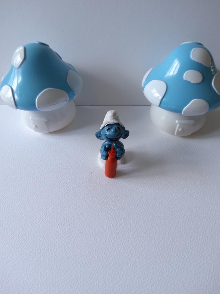 Schtroumpf Soda, Collections, Schtroumpfs, Enlèvement ou Envoi, Utilisé, Poupée, Figurine ou Peluche