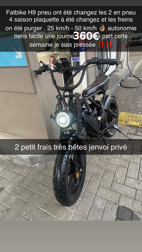 Fatbike H9, Enlèvement, Utilisé