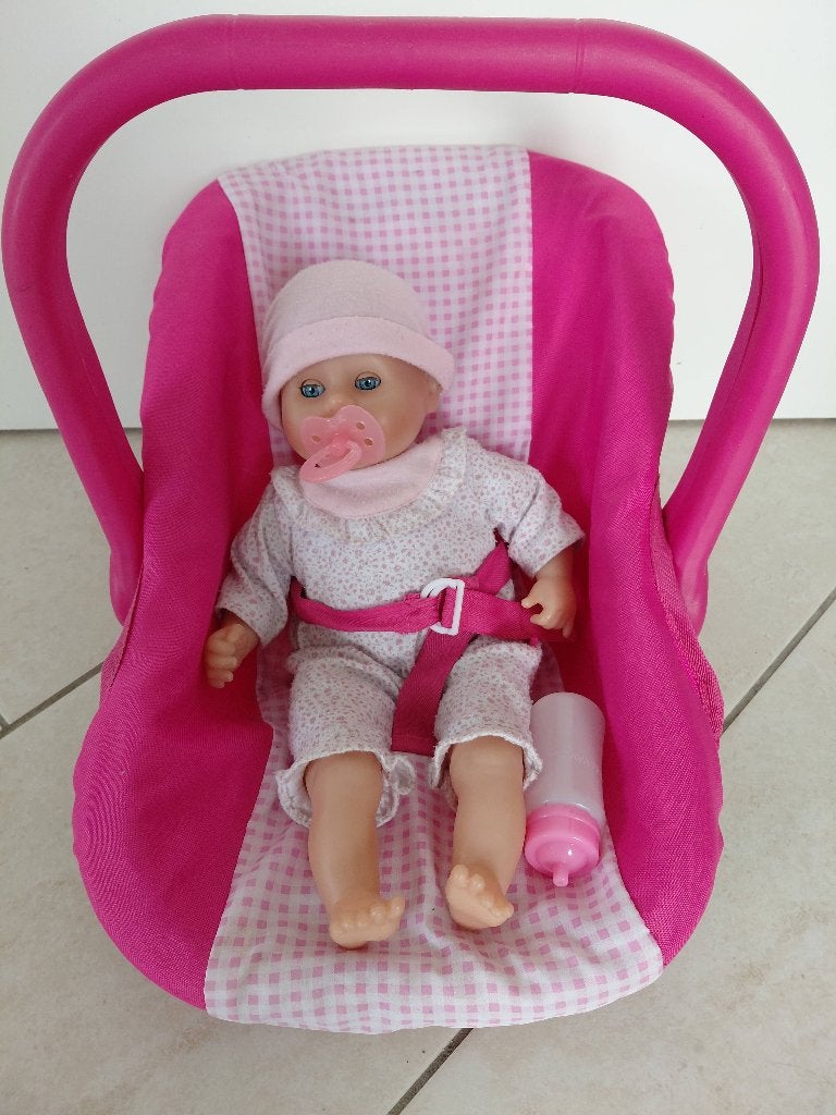 Maxi-cosi met zachte pop, Kinderen en Baby's, Ophalen, Zo goed als nieuw, Kunststof, Speelkeuken