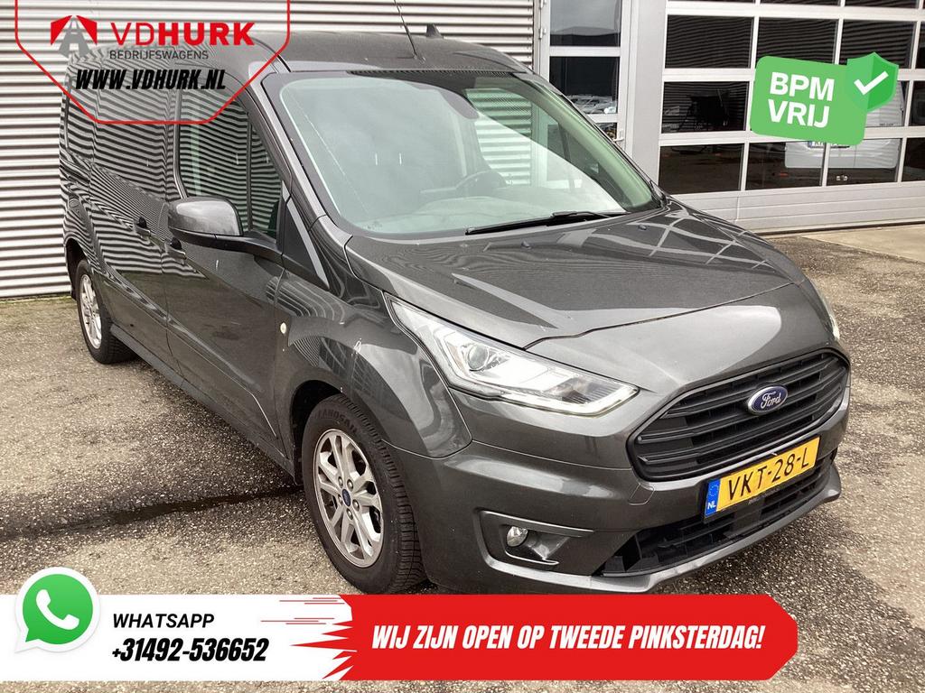 Ford Transit Connect 1.5 120 pk Aut. L2 Limited EXPORT Carpl, Autos, Argent ou Gris, Achat, Entreprise, Diesel