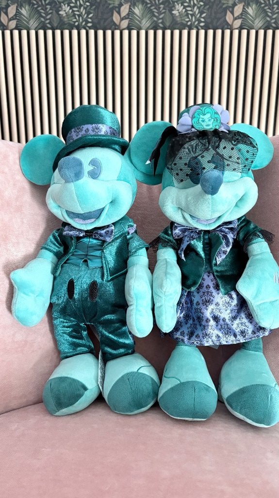 Peluches Disney Mickey & Minnie The Haunted Mansion, Enlèvement ou Envoi, Mickey Mouse, Comme neuf, Peluche