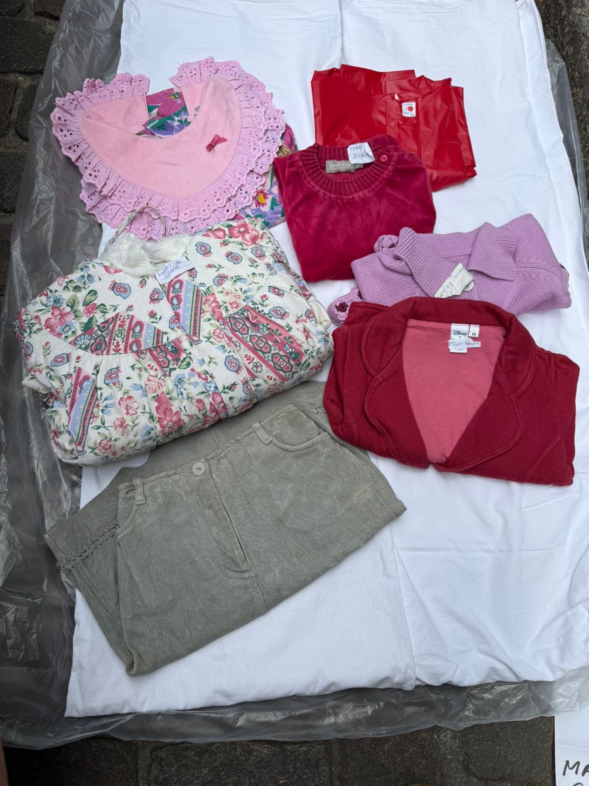 Lot de 6 vêtements pour enfants taille 98, Enfants & Bébés, Vêtements enfant | Taille 98, Enlèvement ou Envoi, Utilisé, Fille