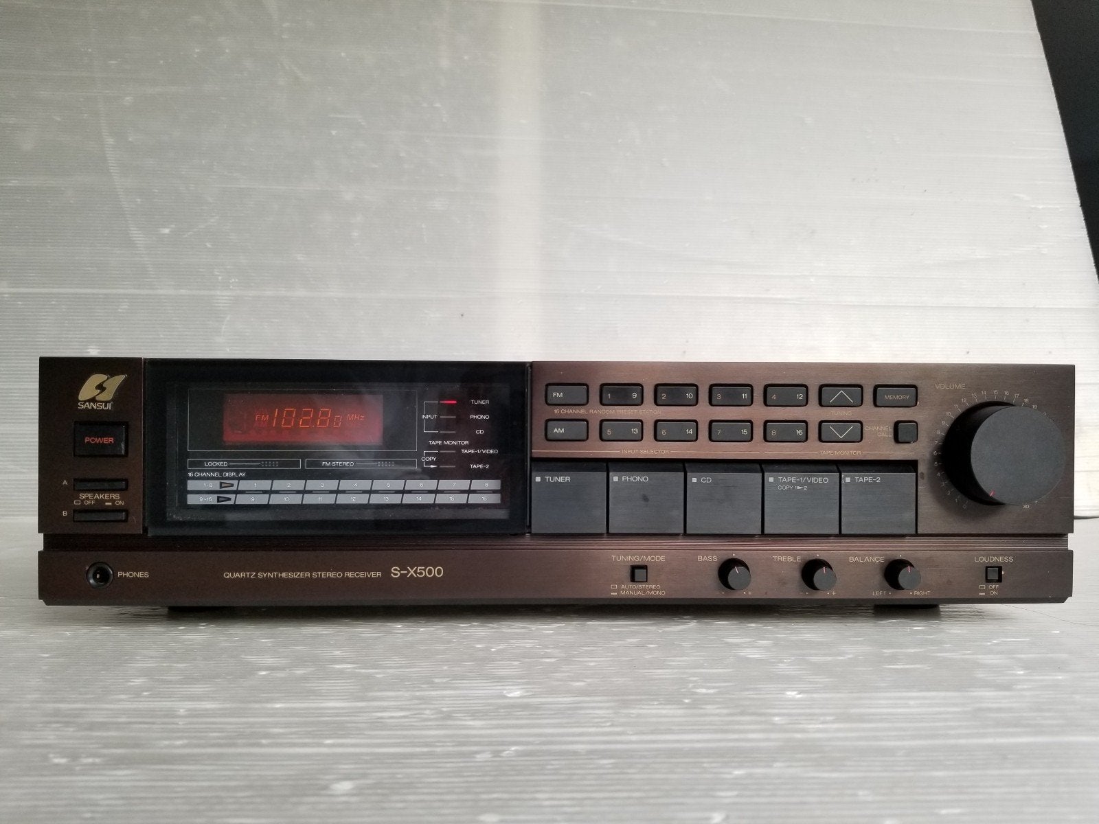 Sansui receiver nineties-nillies audio
Perfecte receiver (ve, Ophalen of Verzenden, Zo goed als nieuw