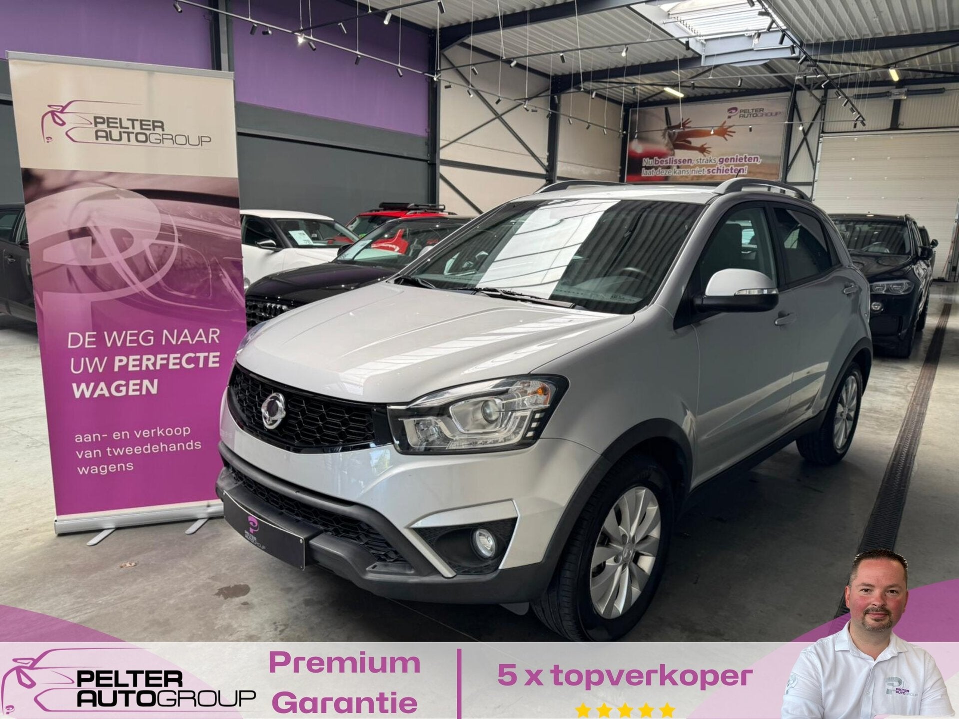 SsangYong Korando 2.2Diesel Automaat Eur6b, Autos, Argent ou Gris, Achat, Entreprise, 0 kg