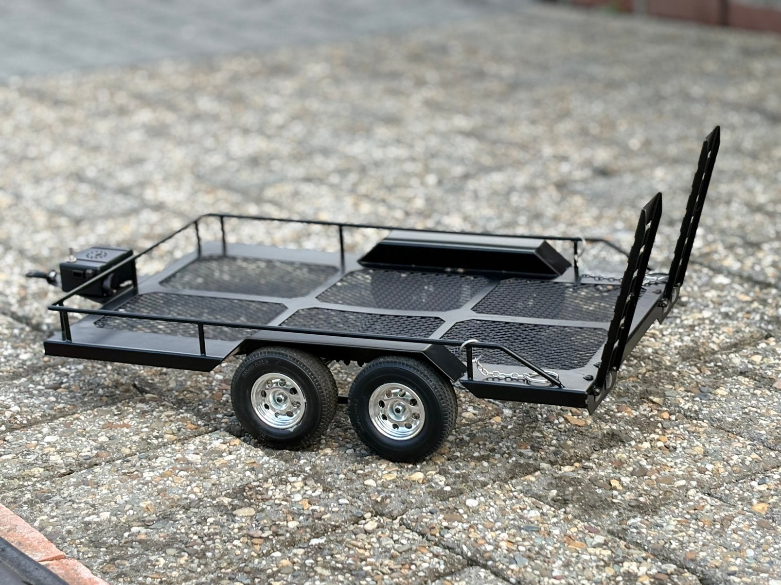 RC Trailer/Aanhangwagen 1/10, Ophalen of Verzenden, Zo goed als nieuw