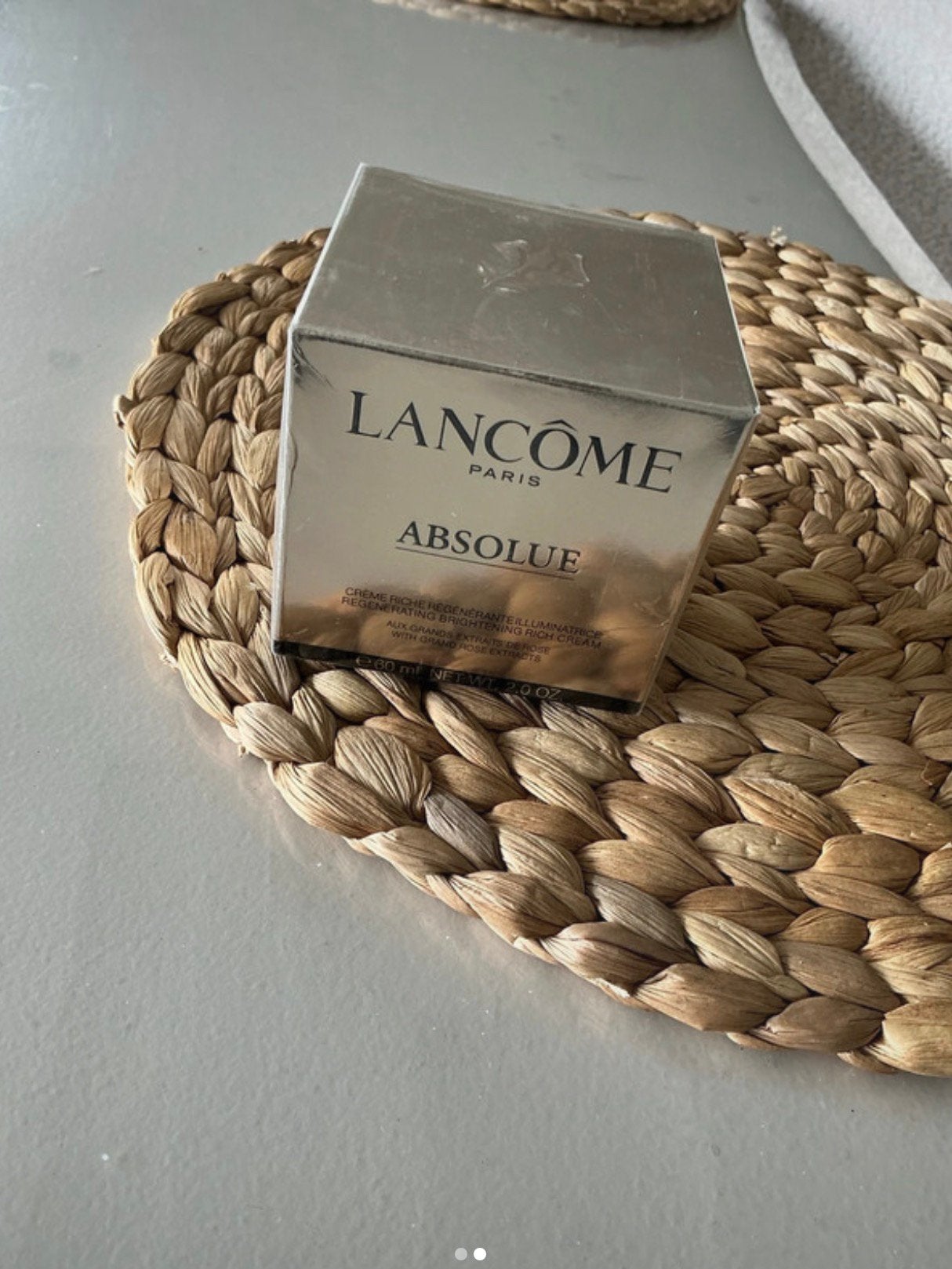 Creme lancome anti rides creme hydratante 60 ml, Kleding | Dames, Ophalen of Verzenden, Zo goed als nieuw