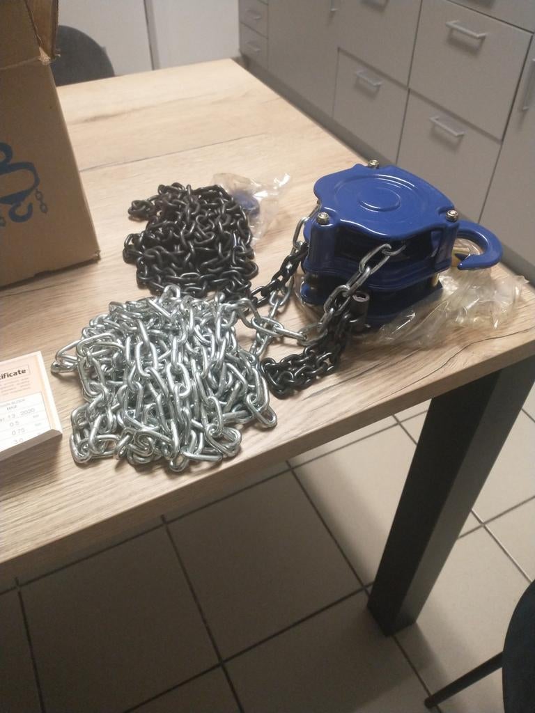 Kettingtakel, Doe-het-zelf en Bouw, Lieren en Takels, Ophalen, Nieuw