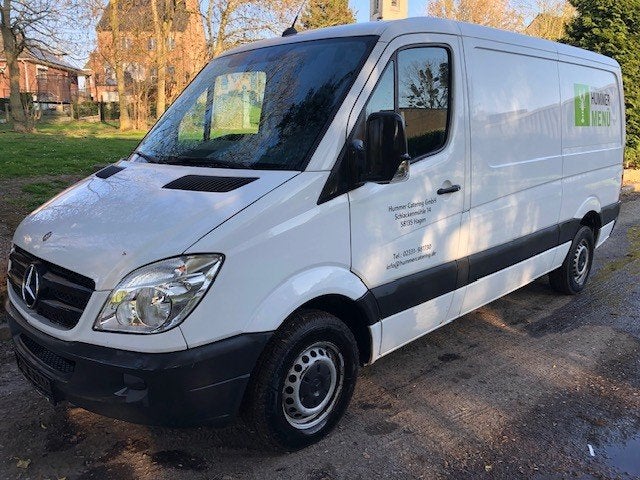 Mercedes Sprinter 211CDi L2H1, Zwart, 4 cilinders, Wit, Bedrijf