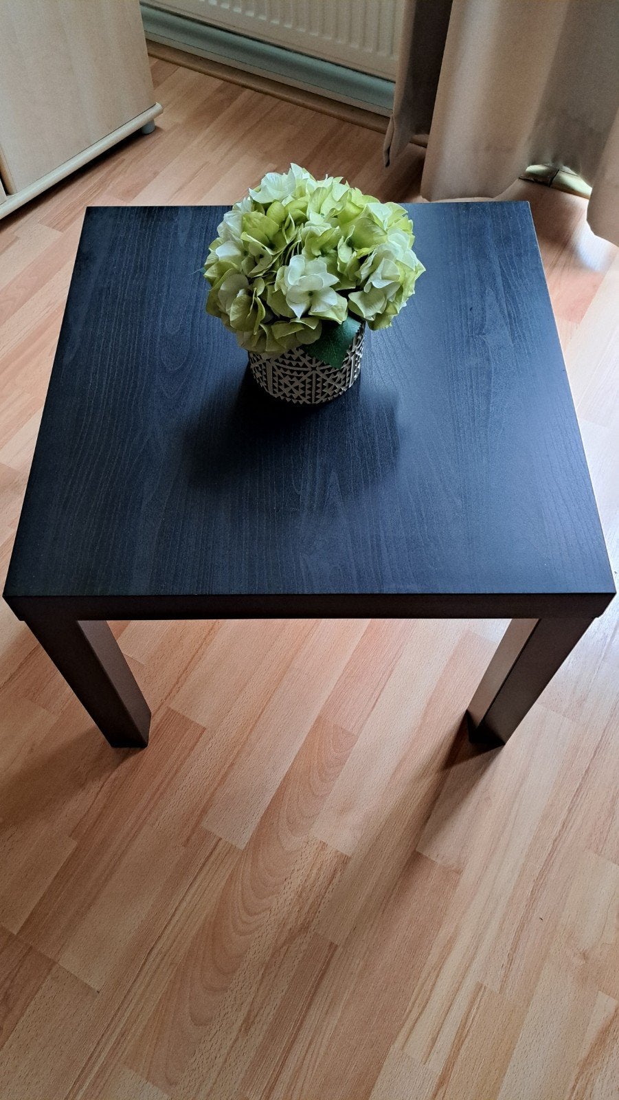 Petite table noire / Ikea, Maison & Meubles, 50 à 100 cm, Carré, Enlèvement, Utilisé