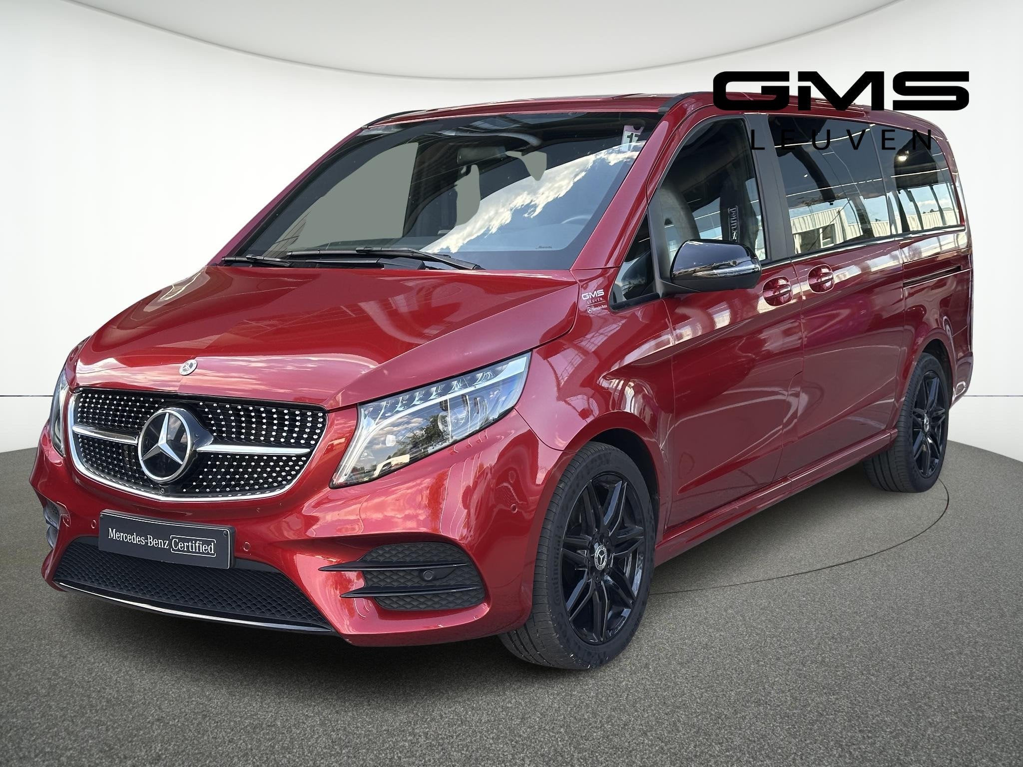 Mercedes-Benz V-Klasse V 300 d L2 9G-TRONIC Exclusive, Autos, Rouge, Entreprise, 2000 kg, Electronic Stability Program (ESP)