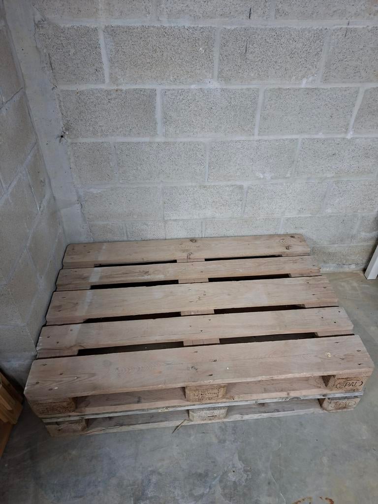 2 europaletten, Doe-het-zelf en Bouw, Hout en Planken, Ophalen