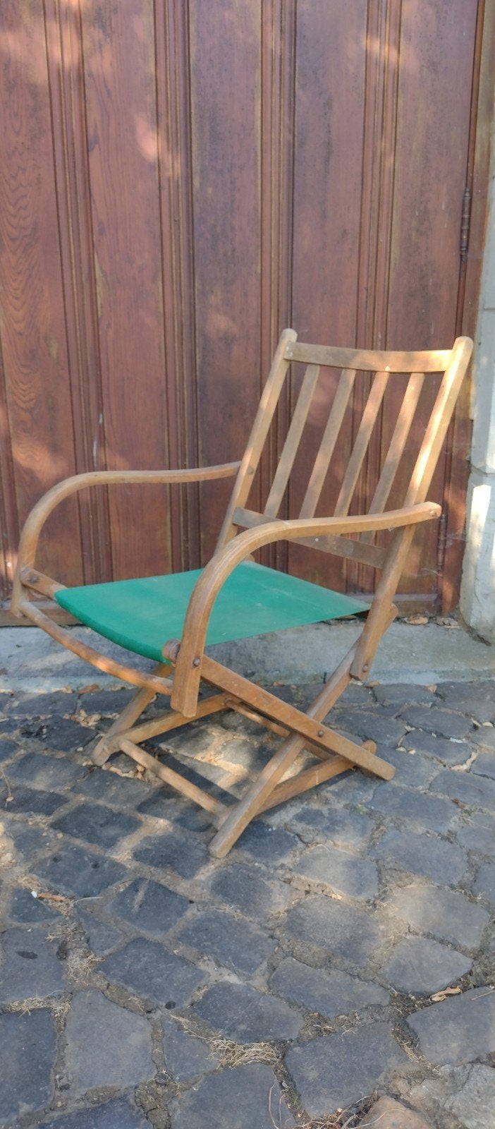 Torck Deense klapstoel, strandstoel. Mooie staat., Antiek en Kunst, Ophalen