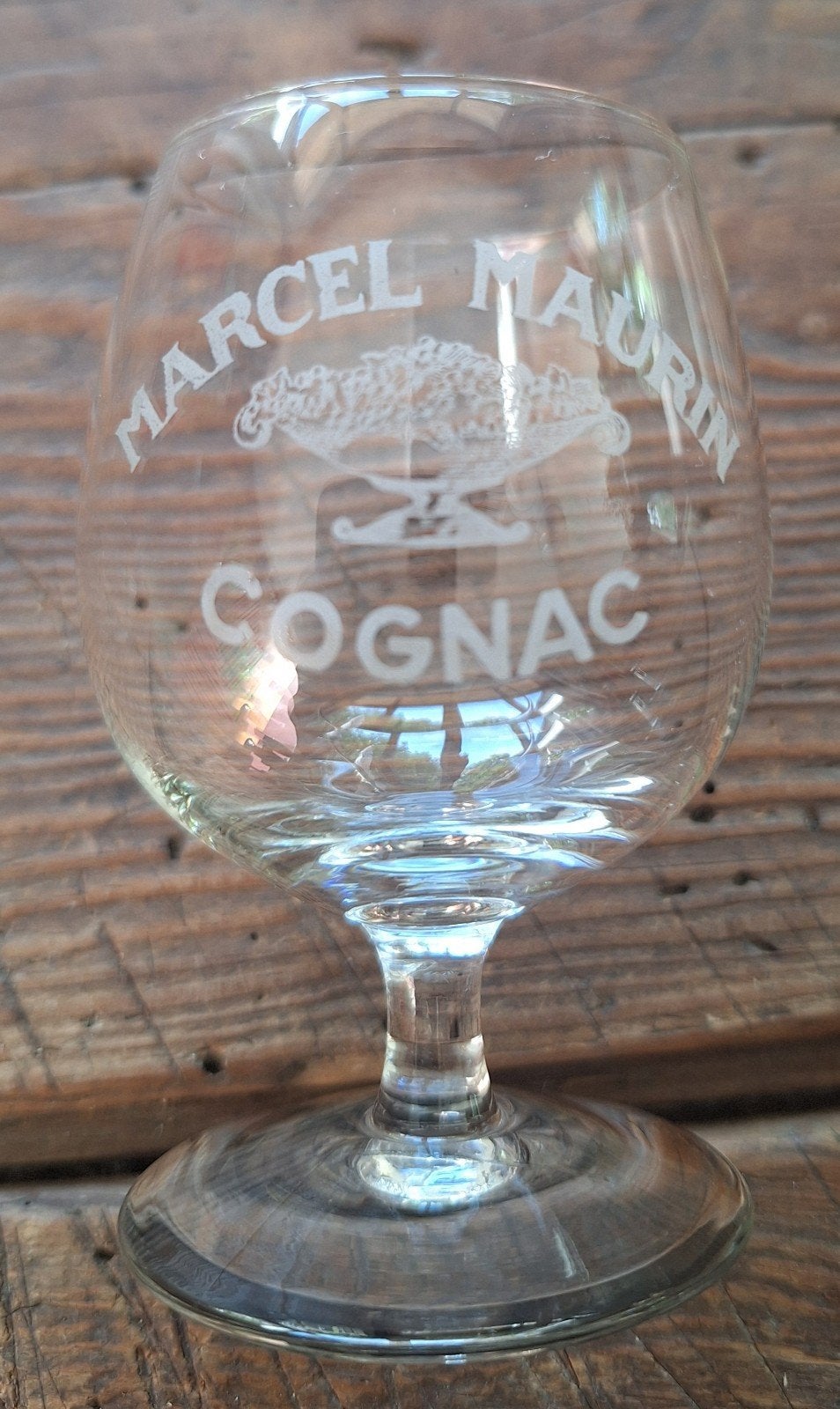 oud glas Marcel Maurin Cognac, Verzamelen, Ophalen of Verzenden