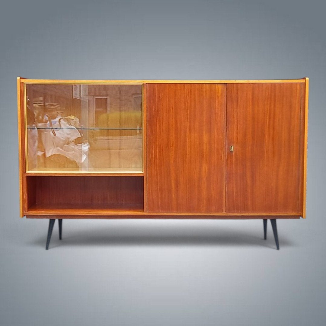 Sideboard Vintage Dressoir Bar Oswald Vermaercke 1960's, Enlèvement