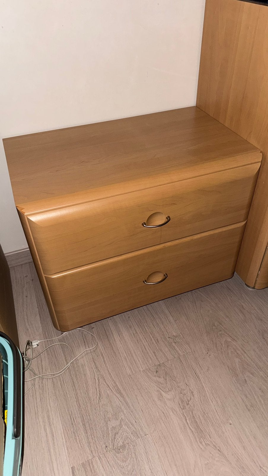 Kleerkast + ladekasten, Huis en Inrichting, Kasten | Kleerkasten, 200 cm of meer, Klassiek, Eikenhout, Zo goed als nieuw