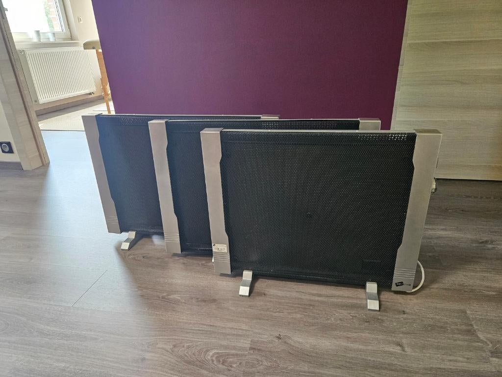 Lot 3 radiateurs électriques - 2000 W & 1500W, Enlèvement, Utilisé, 800 watts ou plus, Radiateur