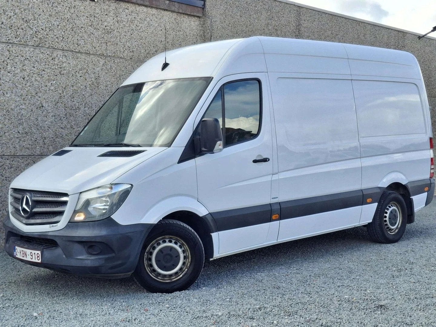 Mercedes-Benz Sprinter 314 (bj 2017), Gebruikt, Euro 6, 4 cilinders, Wit