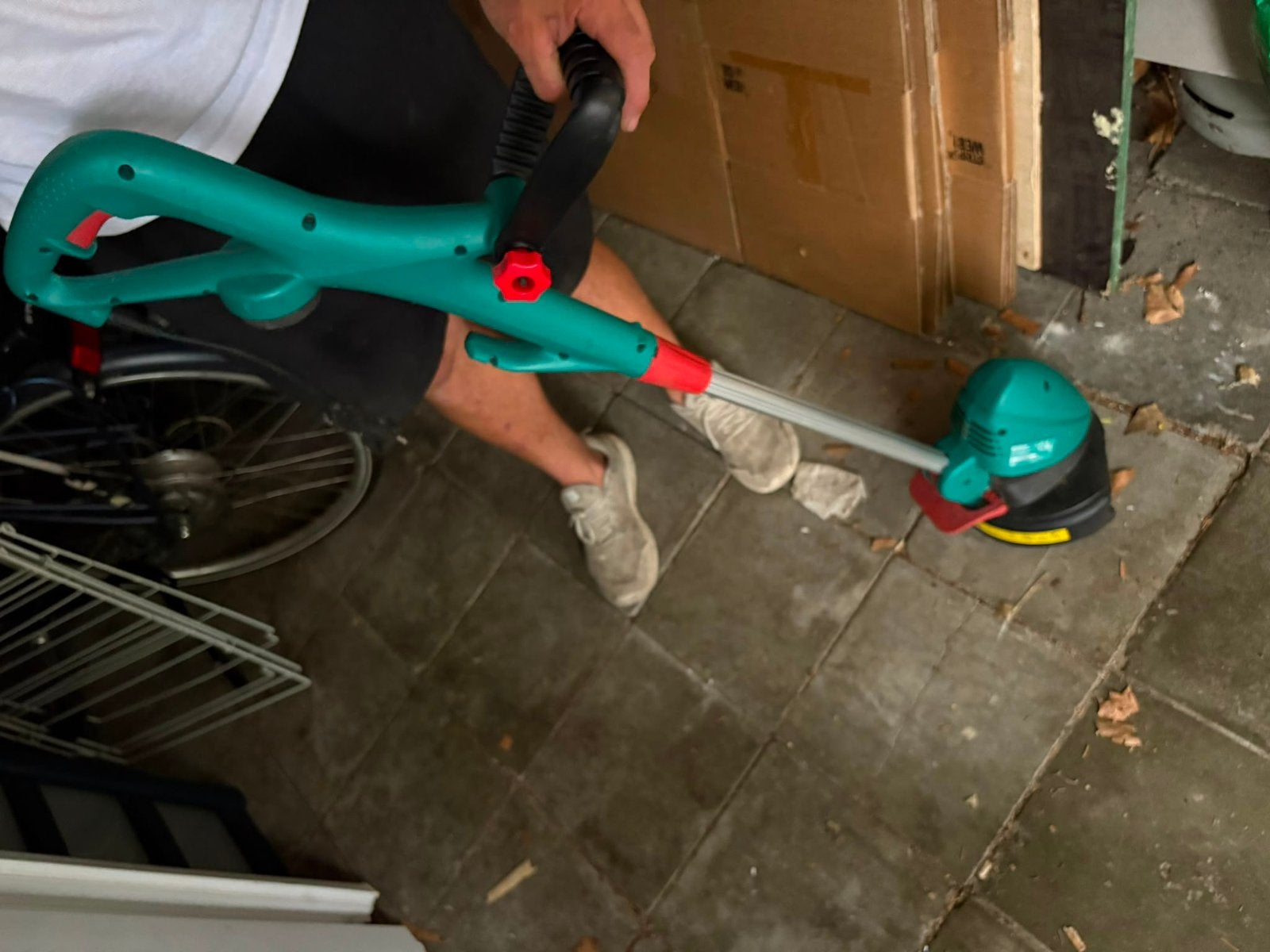 Grastrimmer, Jardin & Terrasse, Enlèvement, Utilisé, Électrique