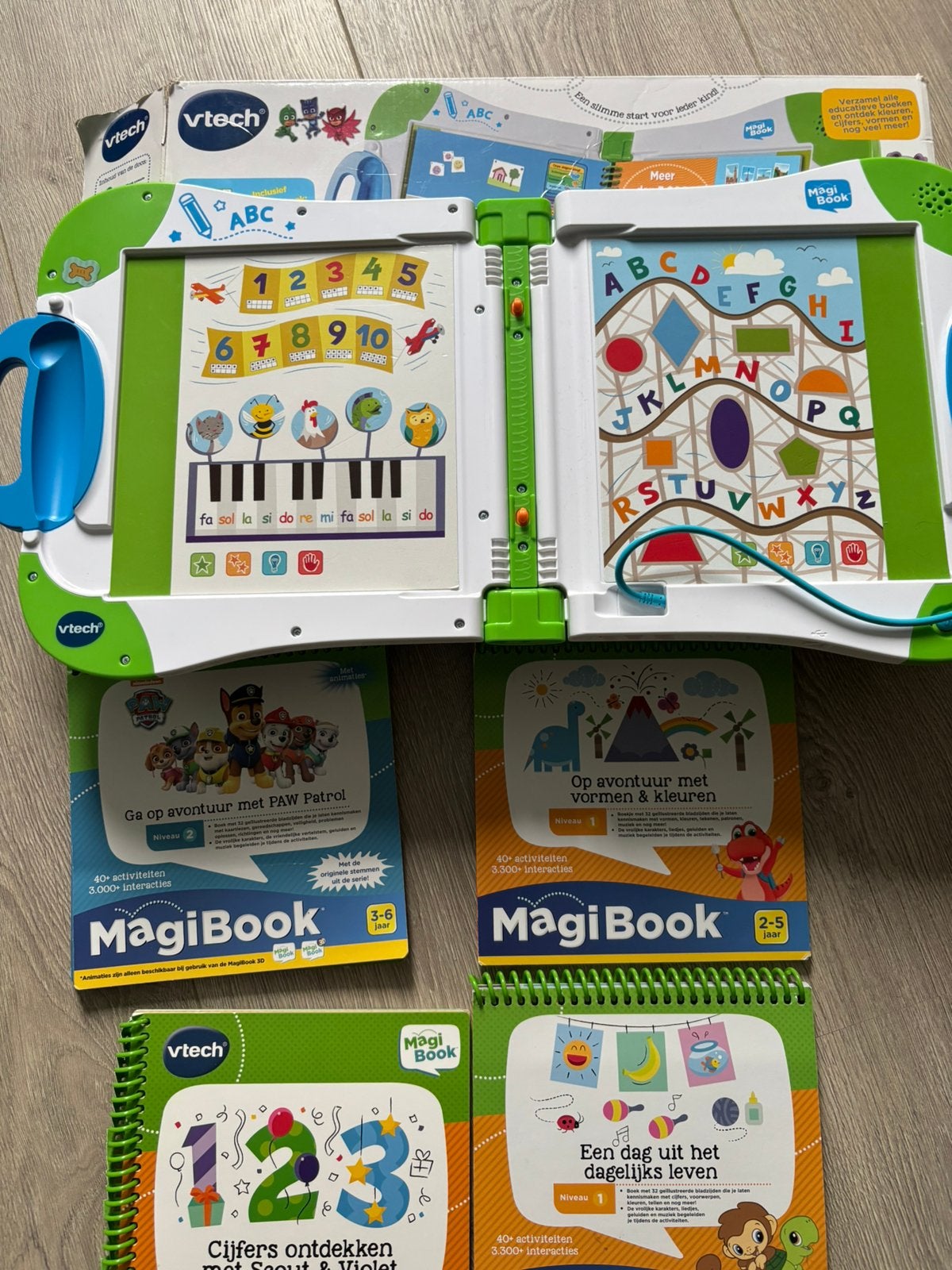 Magi book vtech, Ophalen