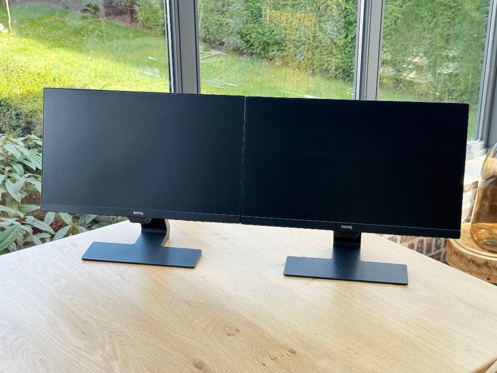 2x BENQ 22" LED Schermen, Computers en Software, Ophalen, HD, HDMI, LED