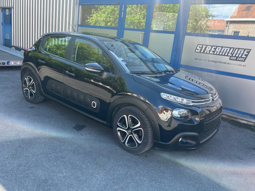 2020 Citroen C3 1.2 benzine automaat, Auto's, Citroën, Stof, Euro 6, Zwart, Bedrijf