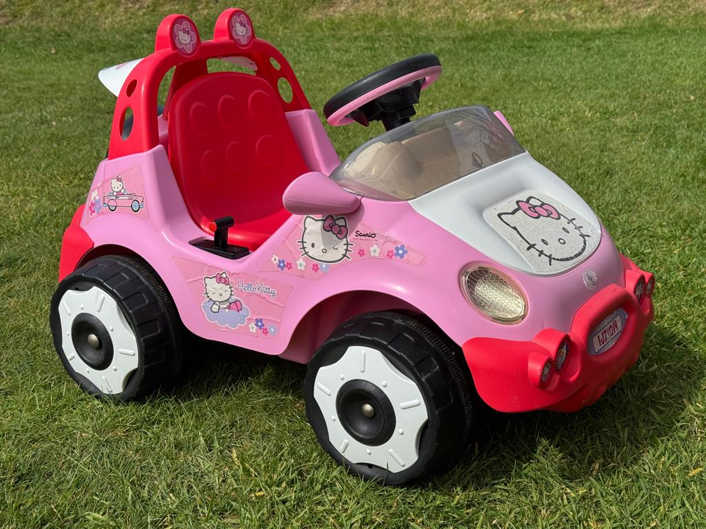 elektrische kinderauto.  Hello Kitty, Enlèvement, Utilisé