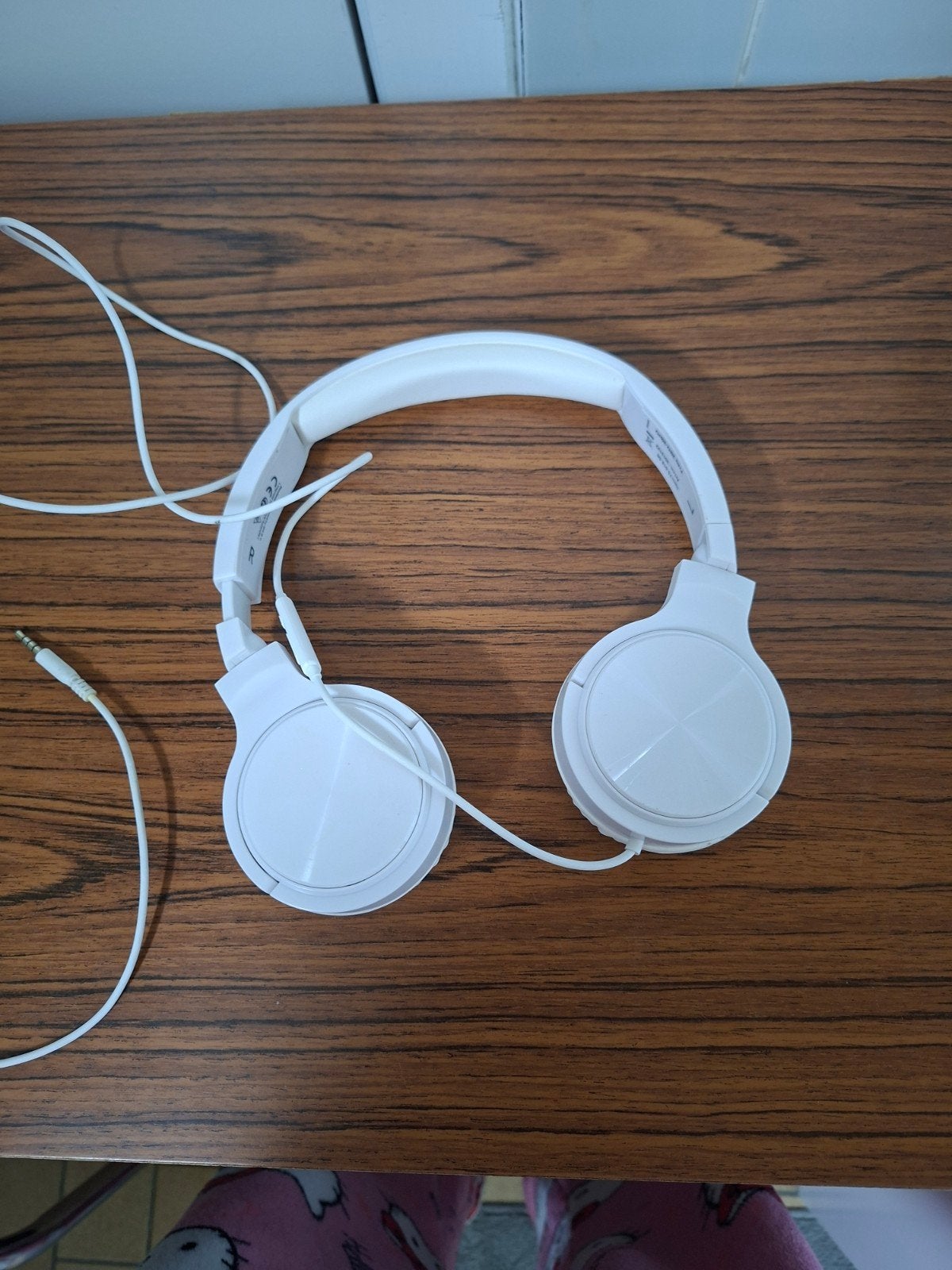 koptelefoon met draad, Audio, Tv en Foto, Hoofdtelefoons, Ophalen of Verzenden, Zo goed als nieuw, Wit