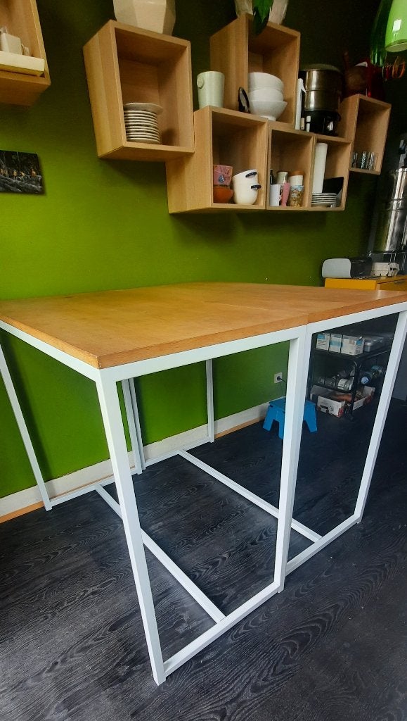 Hoge tafel, Huis en Inrichting, Ophalen, Gebruikt
