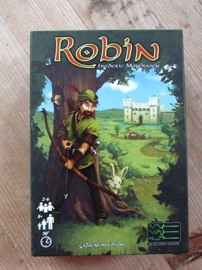 Jeu de plateau « Robin » de Frédéric Moyersoen, Enlèvement, Comme neuf, Flatlined Games