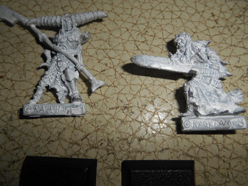 Warhammer Rackham 98 lot de 2 fig en métal, Enlèvement ou Envoi