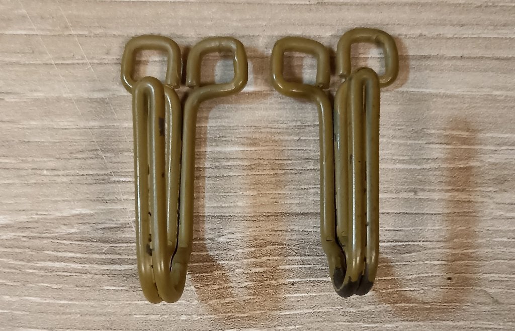 Crochets de ceinturon Allemand (Koppeltragehaken) WH/DAK ww2, Verzamelen, Militaria | Tweede Wereldoorlog, Ophalen of Verzenden