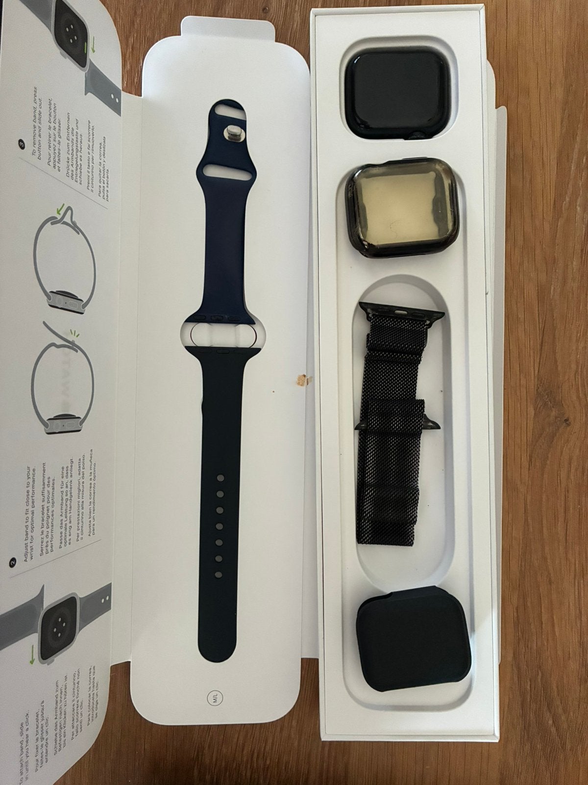 Apple Watch serie 7 41mm, Ophalen, Zo goed als nieuw, Blauw