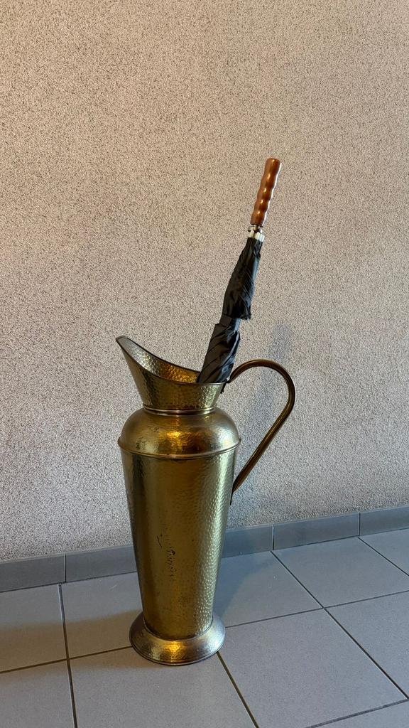 Antieke koperen paraplubak, Ophalen, Zo goed als nieuw