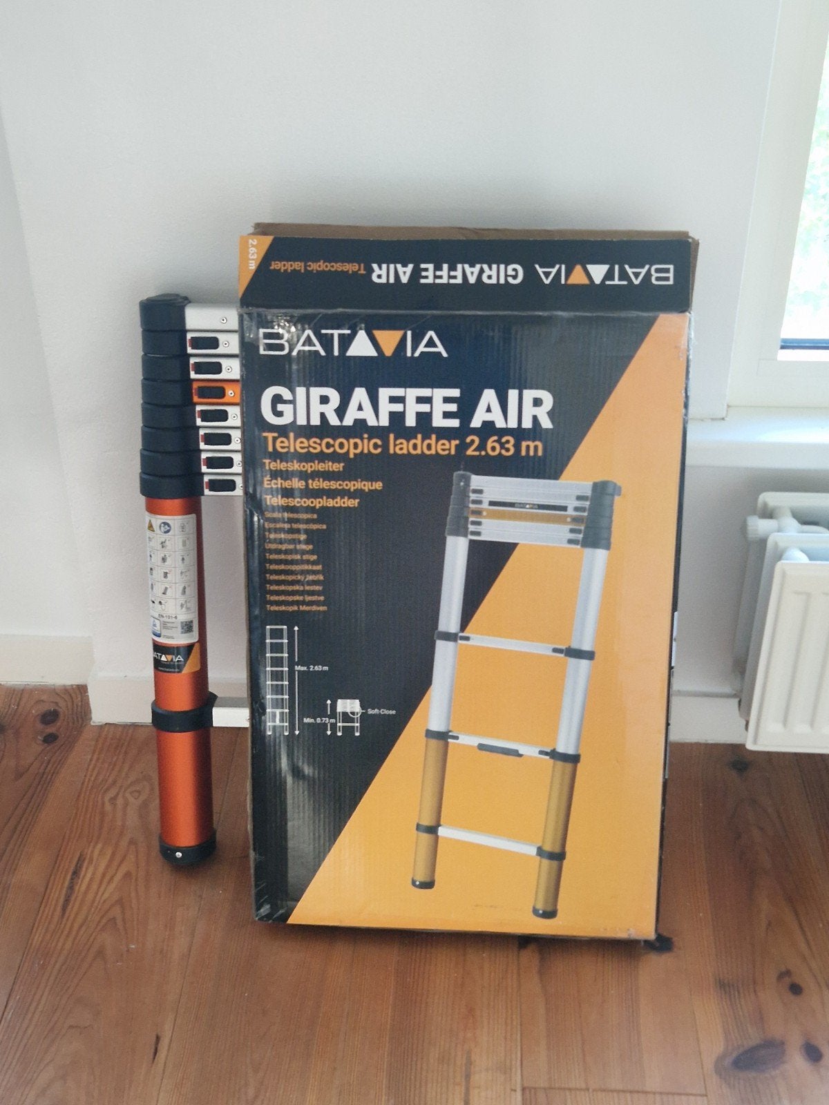 Telescoop-ladder Batavia, Ophalen, Ladder