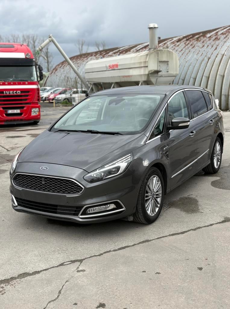 FORD S-MAX VIGNALE 2.0 DIESEL FACE LIFT, Auto's, Monovolume, 4 cilinders, Leder, 5 deurs