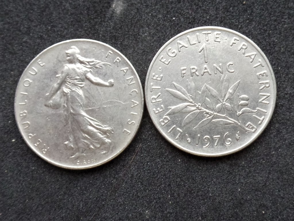 1 Franse franc van 1976, Ophalen, Frankrijk, Losse munt