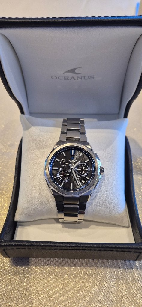 montre exclusive Casio Oceanus pour homme, Casio, Enlèvement ou Envoi, Autres matériaux, Autres matériaux