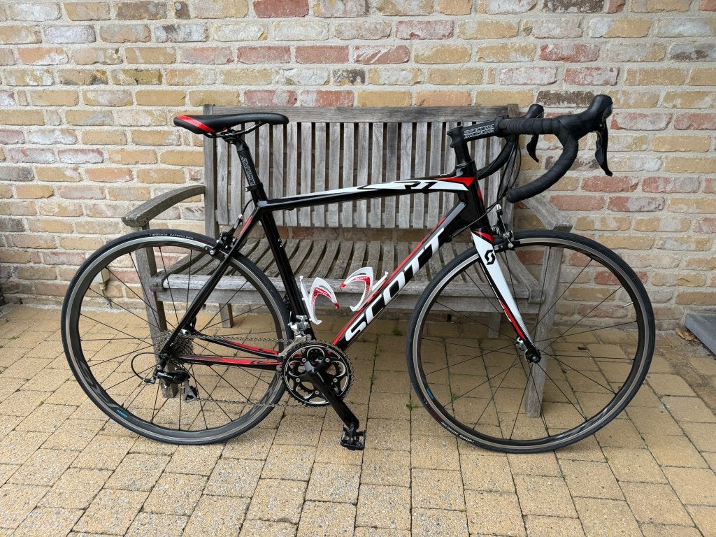 Scott CR1 20 carbon racefiets – topstaat, Fietsen en Brommers, Fietsen | Heren | Sportfietsen en Toerfietsen, Zo goed als nieuw