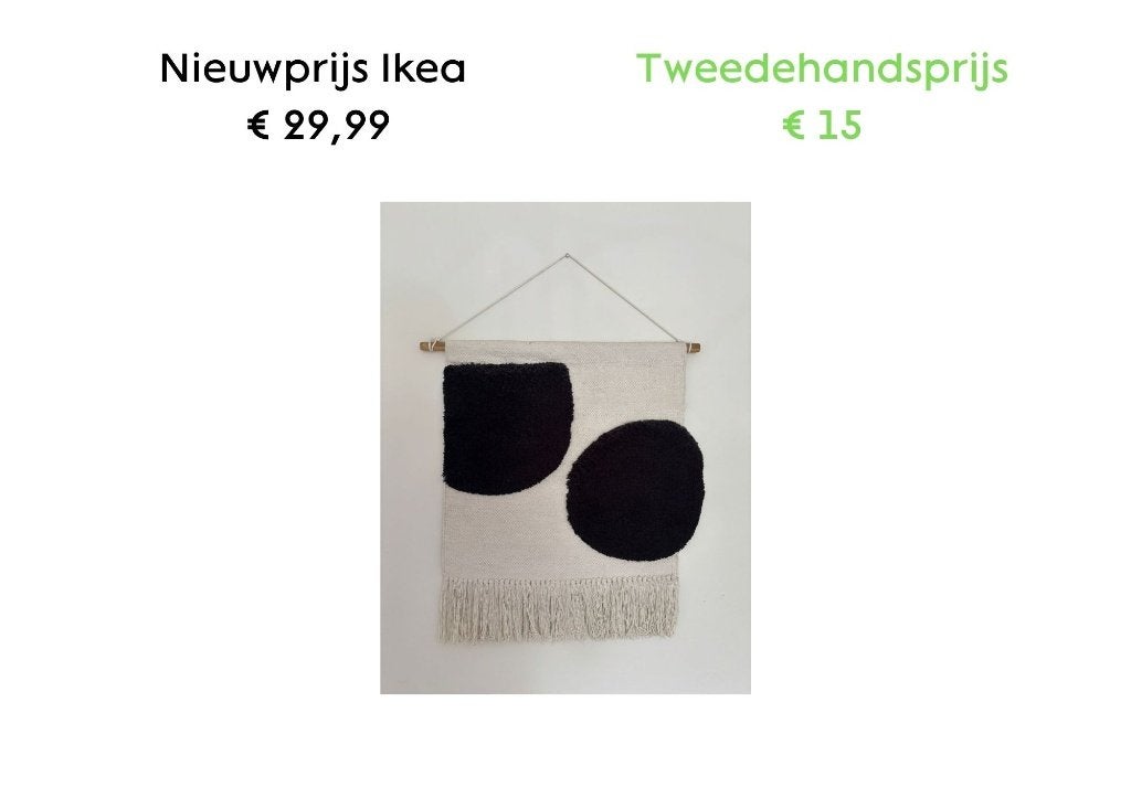 Wandtapijt IKEA, Ophalen