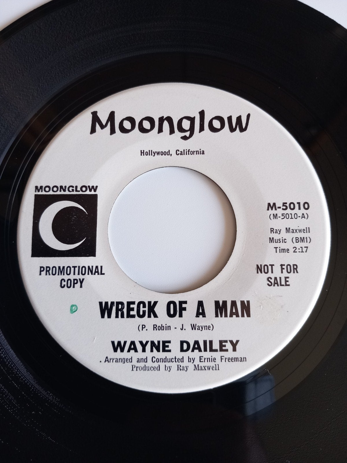 WAYNE DAILEY. WRECK OF A MAN. POPCORN USA 45T, Ophalen of Verzenden