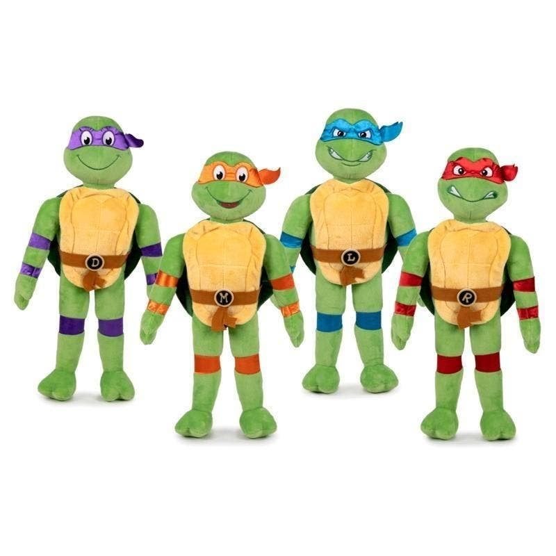 Turtles pluche Knuffel - 22 cm - TMNT - Disney - 4 Soorten, Neuf, Disney, Avec étiquette, Moyen (20 à 80 cm)