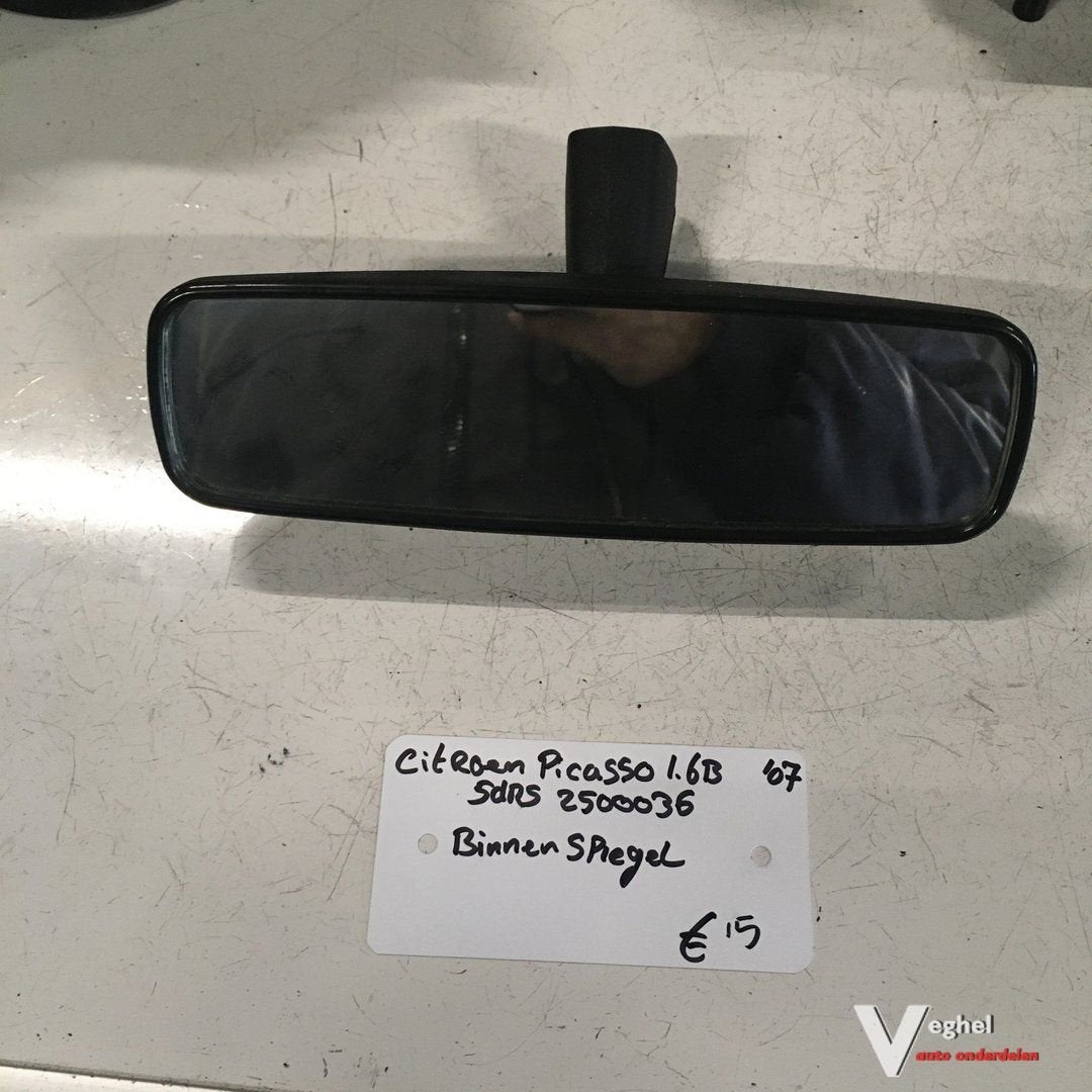 Citroen Picasso 1.6B 5drs 2007 Wagennr 2500036 Binnenspiegel, -, Utilisé, -, -