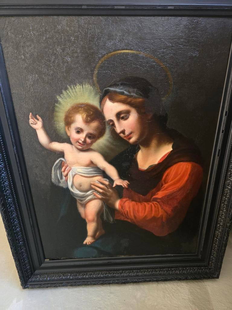 Antiek schilderij (groot), Ophalen