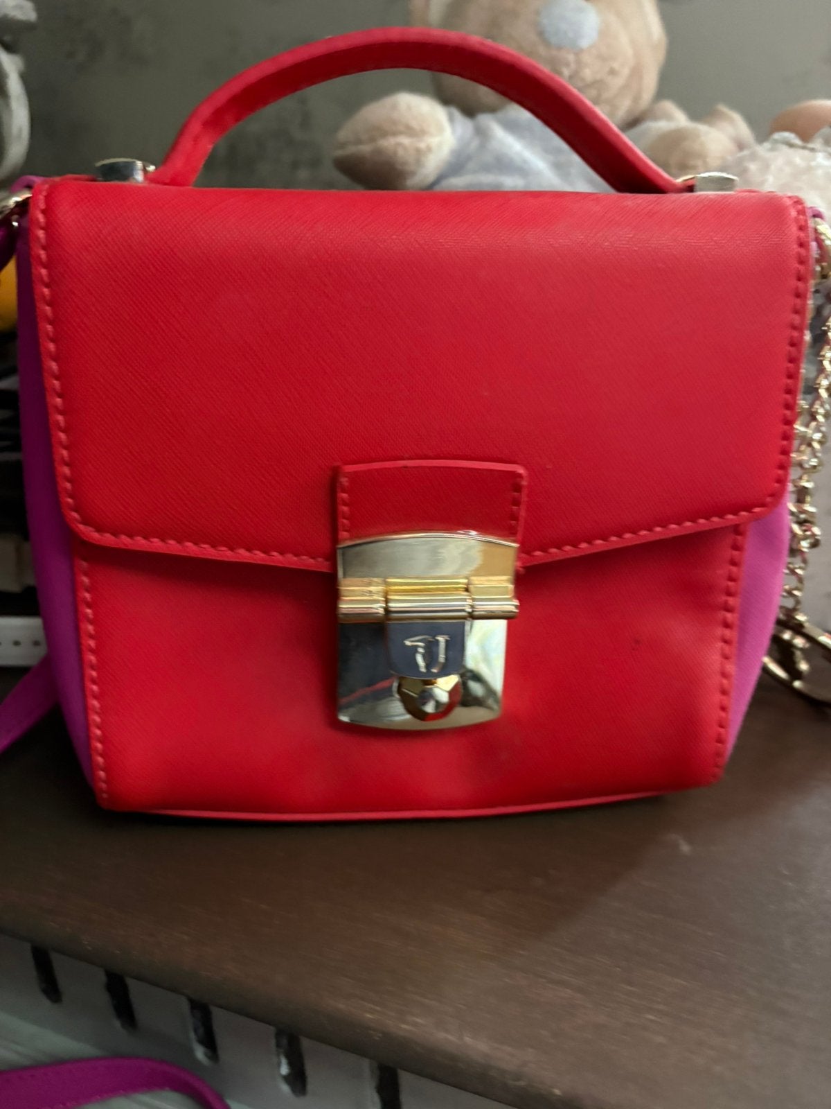 Joli petit sac trussardi, Enlèvement ou Envoi, Comme neuf, Rouge