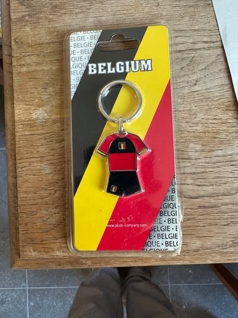 Belgium sleutelhanger keyring metal, Verzamelen, Sport, Belgium, Nieuw, Ophalen of Verzenden