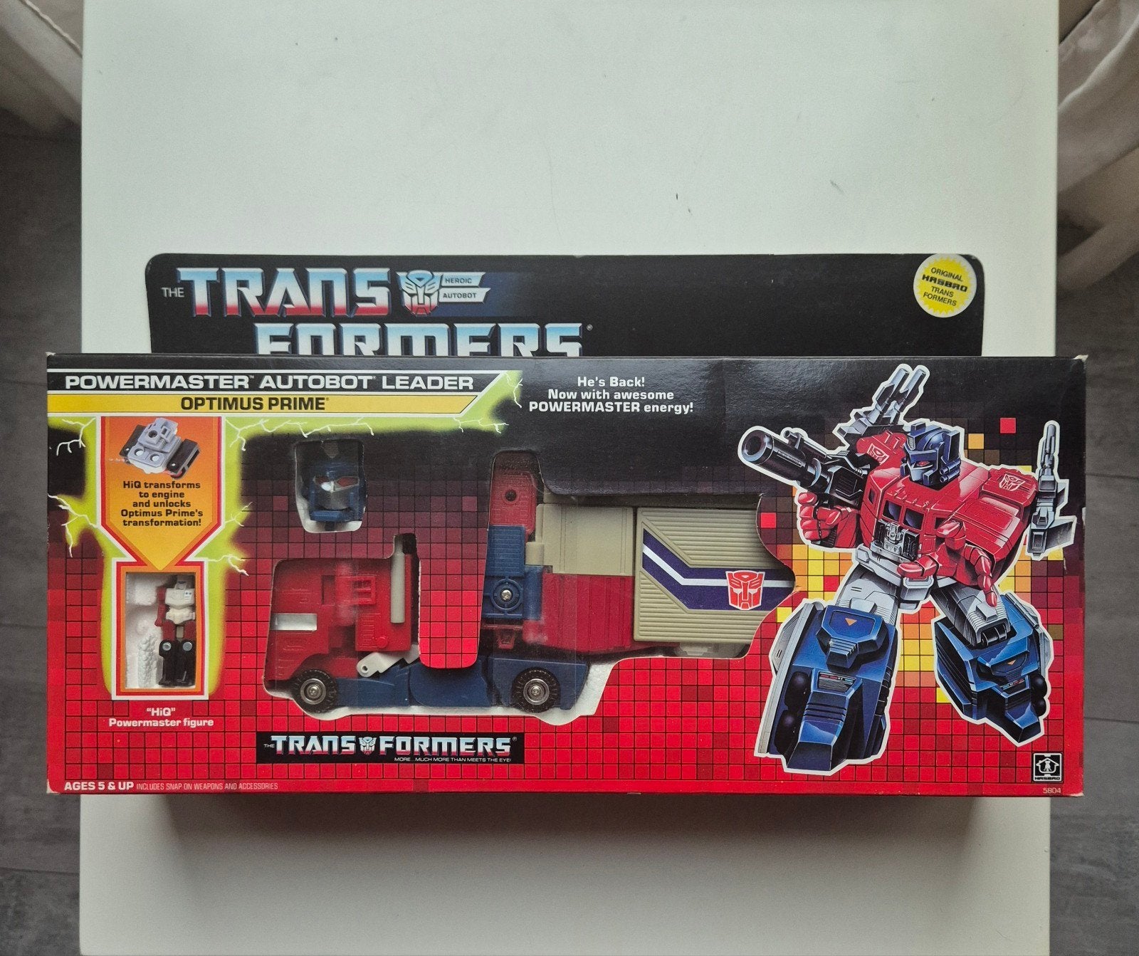 Transformateurs G1 Optimus Prime, Collections, G1, Envoi