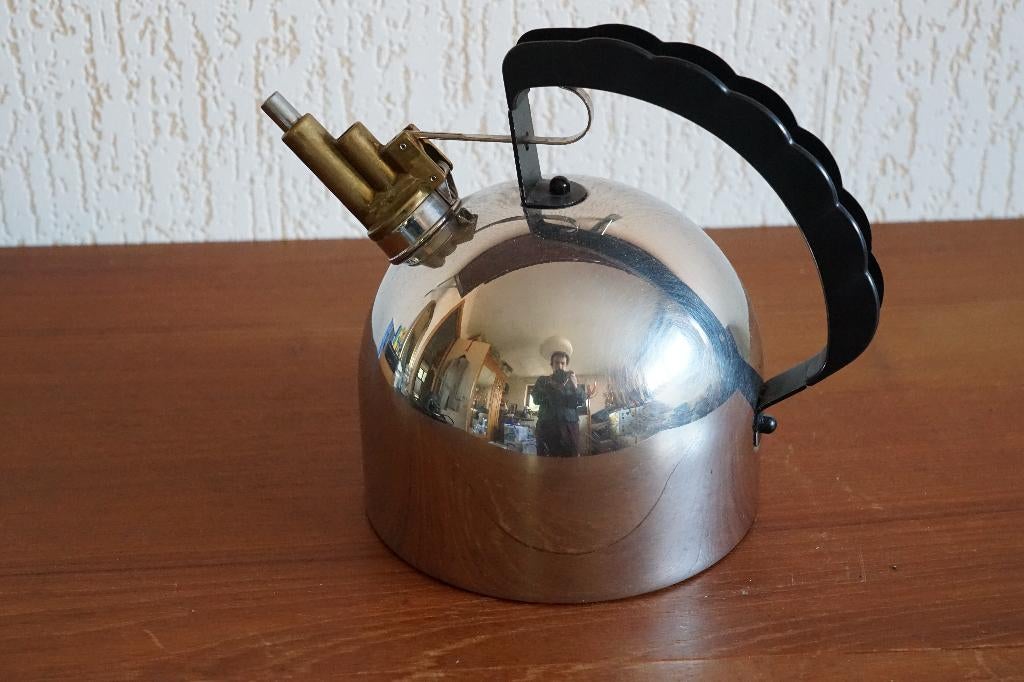 Alessi vintage waterkoker Richard Sapper, Ophalen of Verzenden, Gebruikt, Overige typen