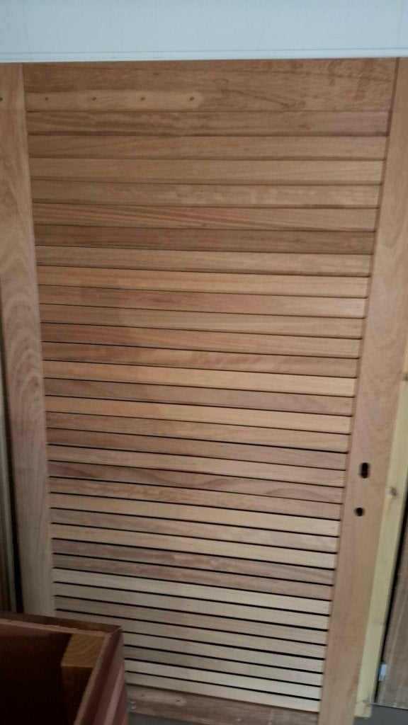 tuinpoort, Portail battant, 100 à 150 cm, Utilisé, Bois