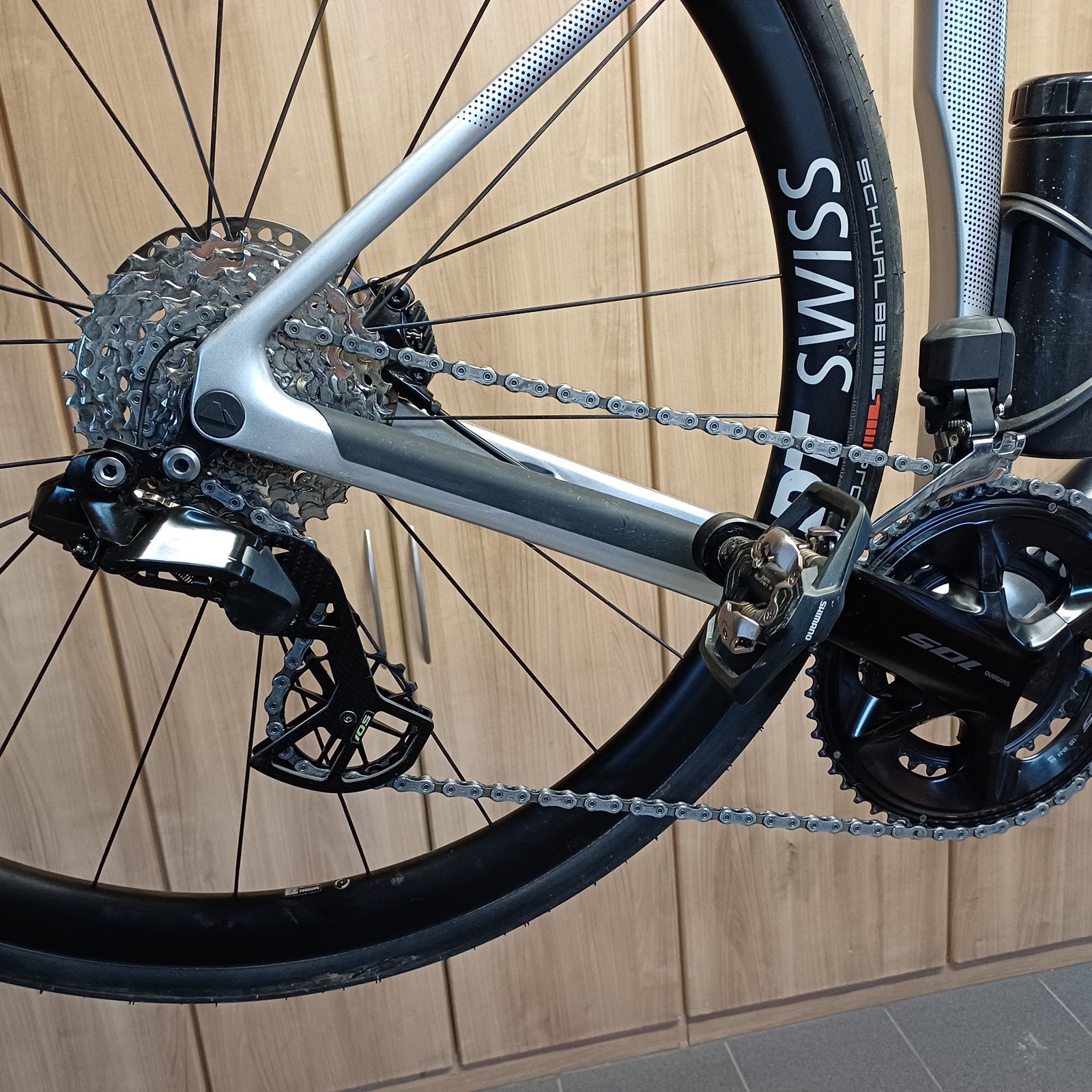 Derailleurkooi keramisch shimano 105 of ultegra, Ophalen of Verzenden, Zo goed als nieuw, Staal